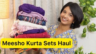 Huge Meesho Kurta Sets Haul 🌸| Party Wear Kurta Sets🌸