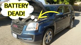 HOW TO REPLACE / REMOVE / CHANGE BATTERY FOR GMC TERRAIN (DIY)