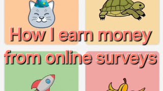 How I earn money from online surveys