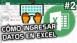 ✅ Como INSERTAR DATOS en una Tabla de Excel | Curso de Excel