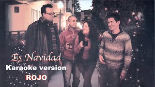 Es Navidad version Karaoke - Rojo