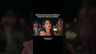 (G)i-dle Queencard but Miyeon sings the entire prechorus. #gidle #kpop