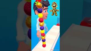 Fruit Jumps Stack Rush #iosgames #gameplay #games #gaming#minions #shorts #viralgame #satisfying#fyp