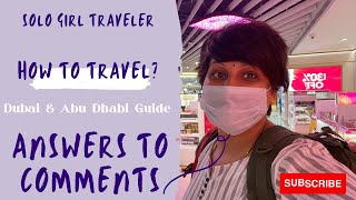 Travel To Dubai & Abu Dhabi | Query | Q & A | Dubai Travel Guide #ica #dubai #uae