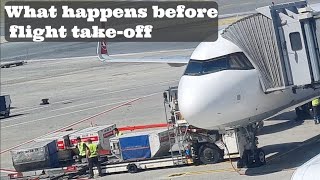 WHAT HAPPENS BEFORE YOUR FLIGHT TAKE OFF