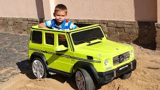 Nouveau Jeep Mercedes AMG 63 - roues motrices déballage