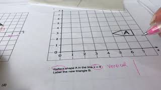 Reflection Using Tracing Paper  (Transformation)