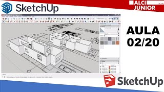 Curso Completo de SketchUp - Aula 02/20 - Ferramentas Iniciais 1 de 3 |Alci Junior Studio