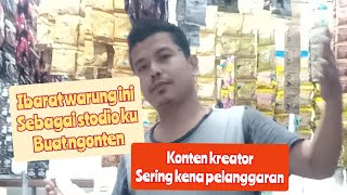 warung ini stodioku buat bikin konten