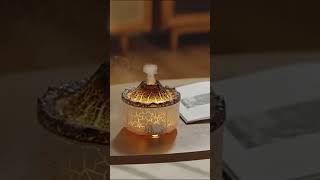 New Creative Volcano Humidifier Aromatherapy Machine Spray Jellyfish Air Flame Humidifier Diffuser