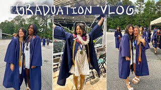 HIGH SCHOOL GRADUATION VLOG 2024 | grwm + vlog