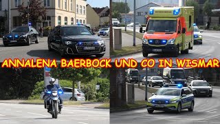 [Ostseeanrainer | FuStW kommt nicht durch] - Kolonnen Annalena Baerbock und Außenminister in Wismar