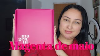 Box Magenta do mês de maio/ agora sim 😘 #boxmagenta #cabelo #makeup