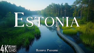 Estonia 4K - Relaxing Music with Beautiful Natural Landscape - Amazing Nature