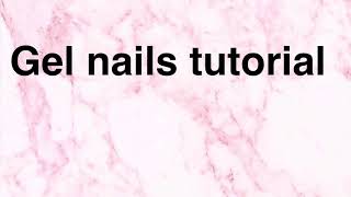 Gel nails tutorial✨