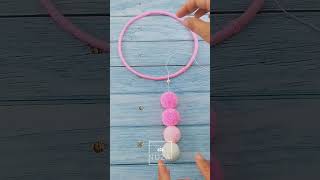 DIY Crafts Amazing Pompom Wall Hanging/DIY Wool Crafts/DIY Home Décor Crafts/DIY Hand Crafts