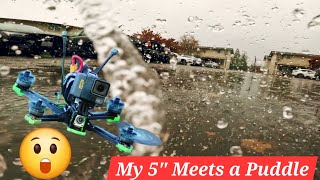 Can My 5" Freestyle Drone Survive a Puddle?