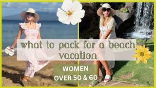 Pack for a Week in Hawaii/Tips to Have Everything You Need Packed in Your Carryon! Women Over 50&60