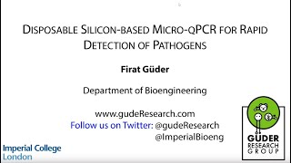 Disposable Silicon-based Micro-qPCR for Rapid Detection of Pathogens