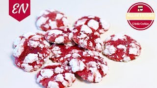 Christmas Crinkle Cookies (Cherry, Amaretto, Chocolate) Recipe || William's Kitchen