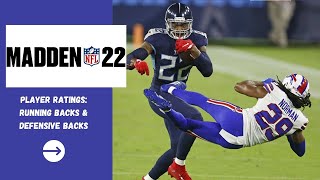 Madden 22 Player Ratings | Running Backs & Defensive Backs Reaction!!