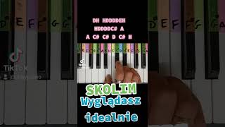 Wyglądasz idealnie - Skolim, piano tutorial, jak zagrać na pianinie #pianotutorial #skolim