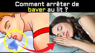 Solutions pour arrêter de baver au lit