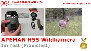 Test der APEMAN H55 Wildkamera mit 20 MP || Praxistest mit Aufnahmen bei Tag und Nacht