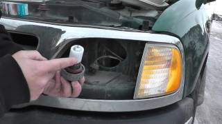 '97 F150 headlight bulb replacement