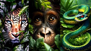 Animals and Birds of Amazon Jungle [HD] | @WLifeNature