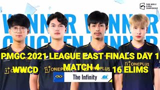 THE INFINITY WWCD DI MATCH 4 | PMGC 2021 LEAGUE EAST FINALS DAY 1