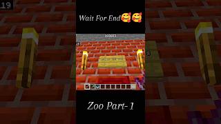 Way Of The Zoo😎😎 Part- 1 🥰🥰#shorts #viral #trending #minecraft #buildhacks #zoo #house