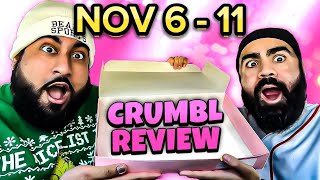 CRUMBL COOKIES REVIEW - BOSTON CREAM PIE, COOKIES & CREAM, CONFETTI CAKE, SWISS ROLL, CARAMEL CAKE !