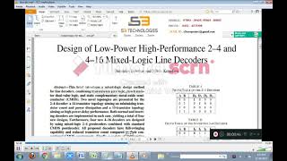 Design of low power high performance 2–4 and 4–16 mixed logic line decoders