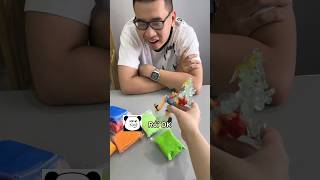 Thử thách anh bạn làm BÁNH OREO TỪ ĐẤT SÉT 😨 kết quả ra sao? | Bò Cutie #diy #shorts