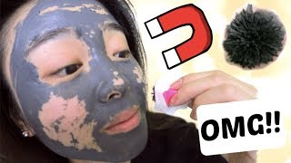 Testing Charcoal MAGNET Face Mask - OMG!!