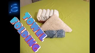 TOWEL FOLDING FOR STORAGE .