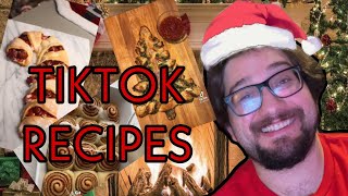 Trying Holiday TikTok Recipes