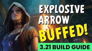 [POE 3.21] Explosive Arrow Ballista Elementalist Build Guide - League-Start to End-Game.