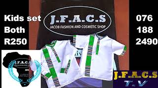 @JFACSPTYLTDkids venda African traditional t-shirts 2024