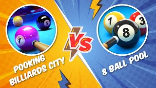 Pooking - Billiards City vs 8 Ball Pool: Which Billiards Game is Better?