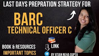 BARC TECHNICAL OFFICER preparation strategy| Important topics, books and resources|barc 2023