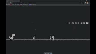 How to hack the offline CHROME DINO GAME?!