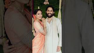 😧Naga Chaitanya and Sobhita Dhulipala's intimate Engagement Ceremony #viralvideo