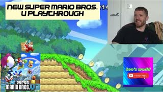 NEW SUPER MARIO U PLAYTHROUGH