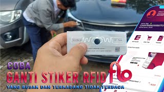 "Biaya" Mengganti Stiker RFID FLO Yang Mulai Rusak Dan Sering Tidak Terbaca