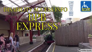 BPB EXPRESS (TRAIN)| ♿️DISABLED ACCESS | BLACKPOOL PLEASURE BEACH