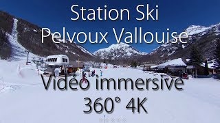 Ski Pelvoux Vallouise video 360° 4K