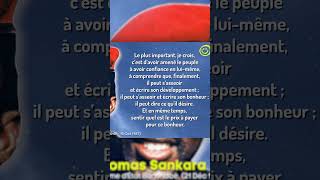 Écoutons les pensées de THOMAS SANKARA #shorts #citations #quotes #independence #liberté