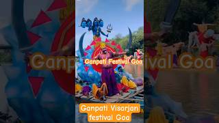 Ganpati visarjan festival 2024 #ganpati #ganpatibappastatus #ganeshchaturthi #Goachaganpati #shorts